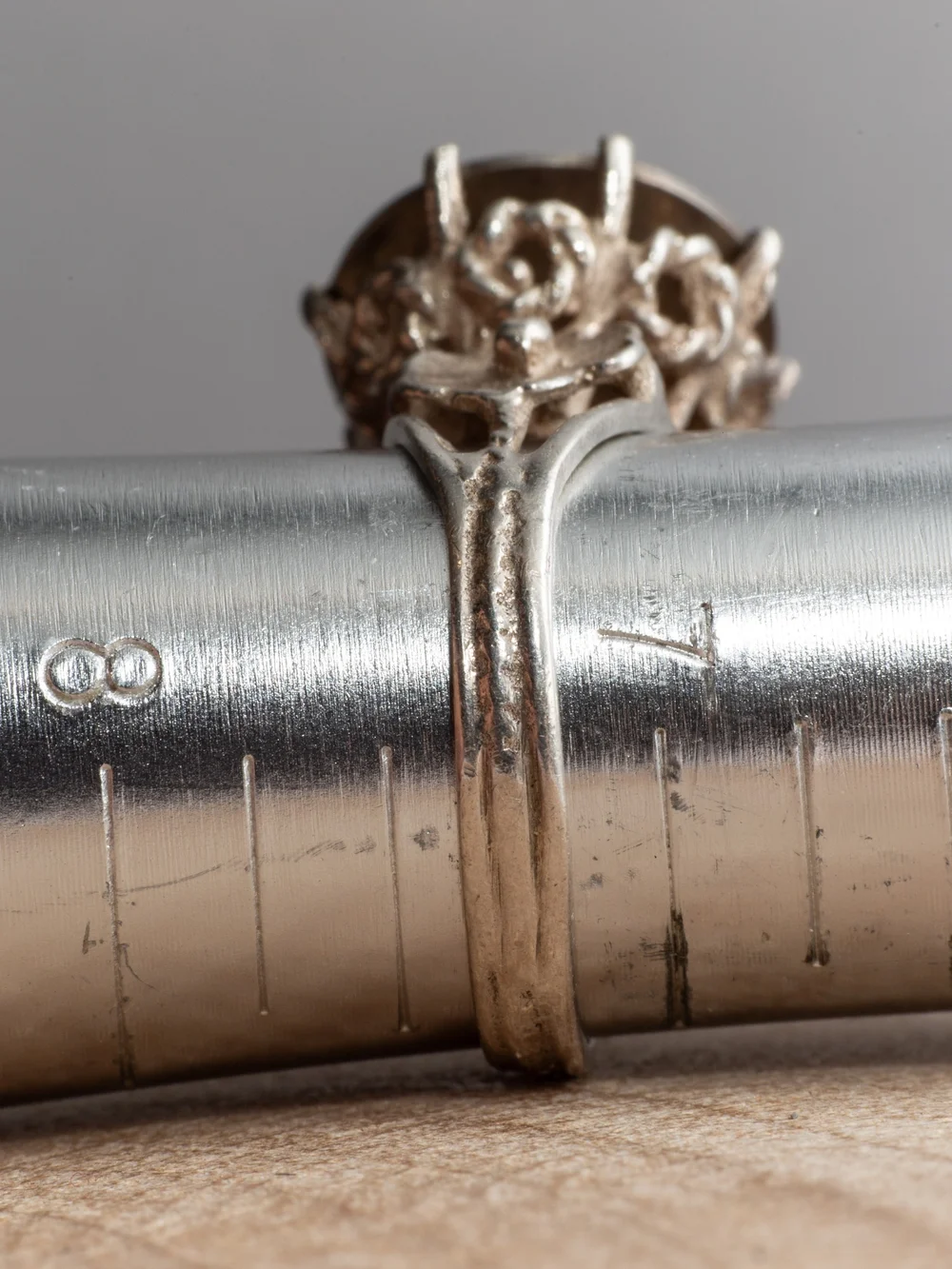 Sterling Silver Cancer Zodiac Signet Ring - Silver